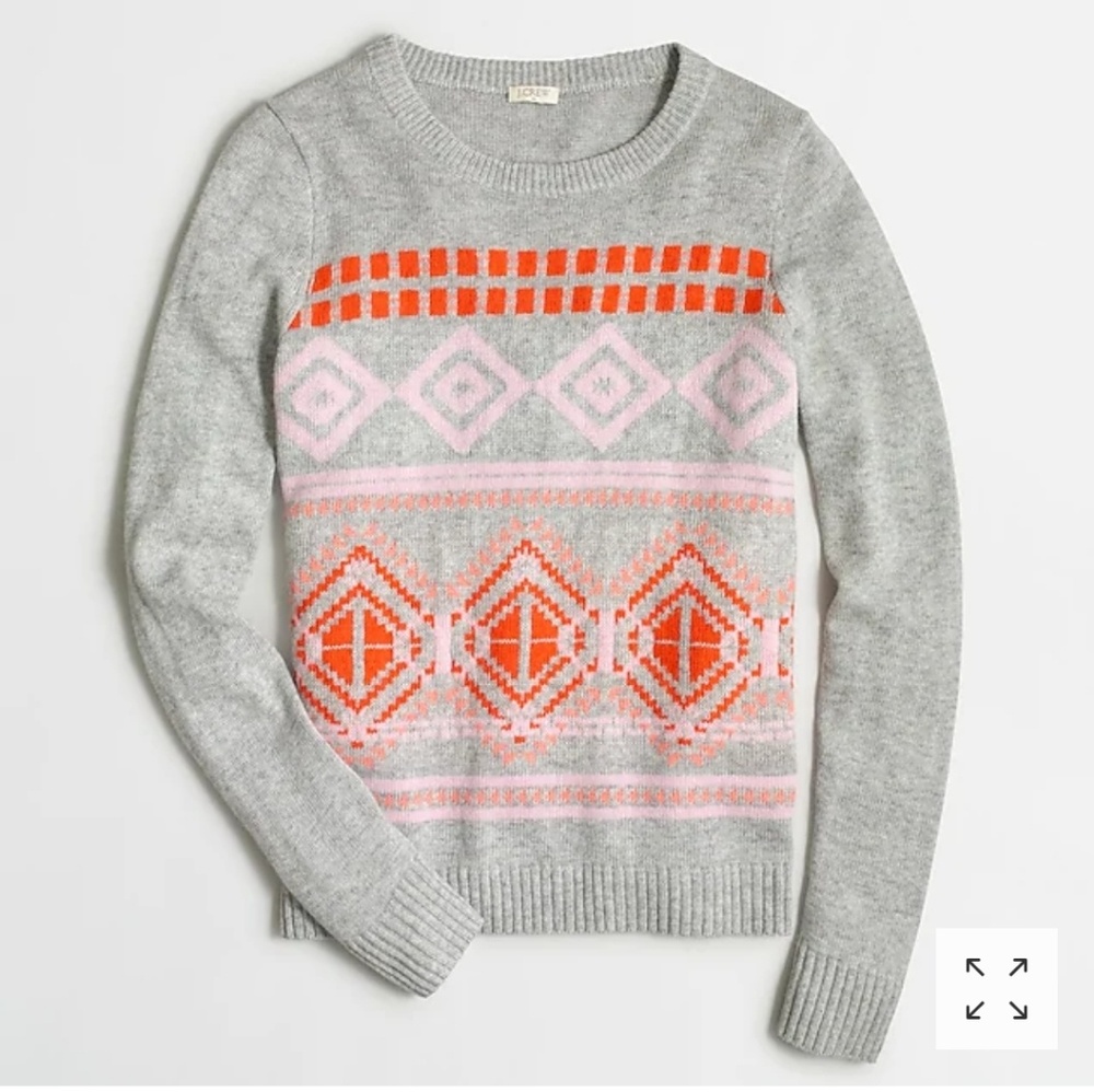 J. Crew Geometric Fair Isle